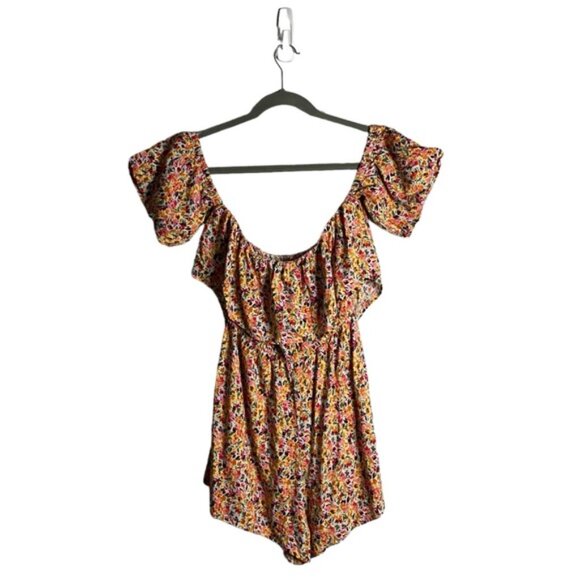 Roxy Women's Another Day Print Floral Romper - Picture 10 of 11